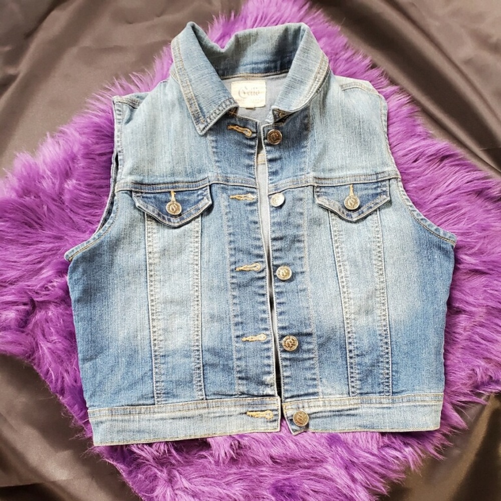 Denim vest